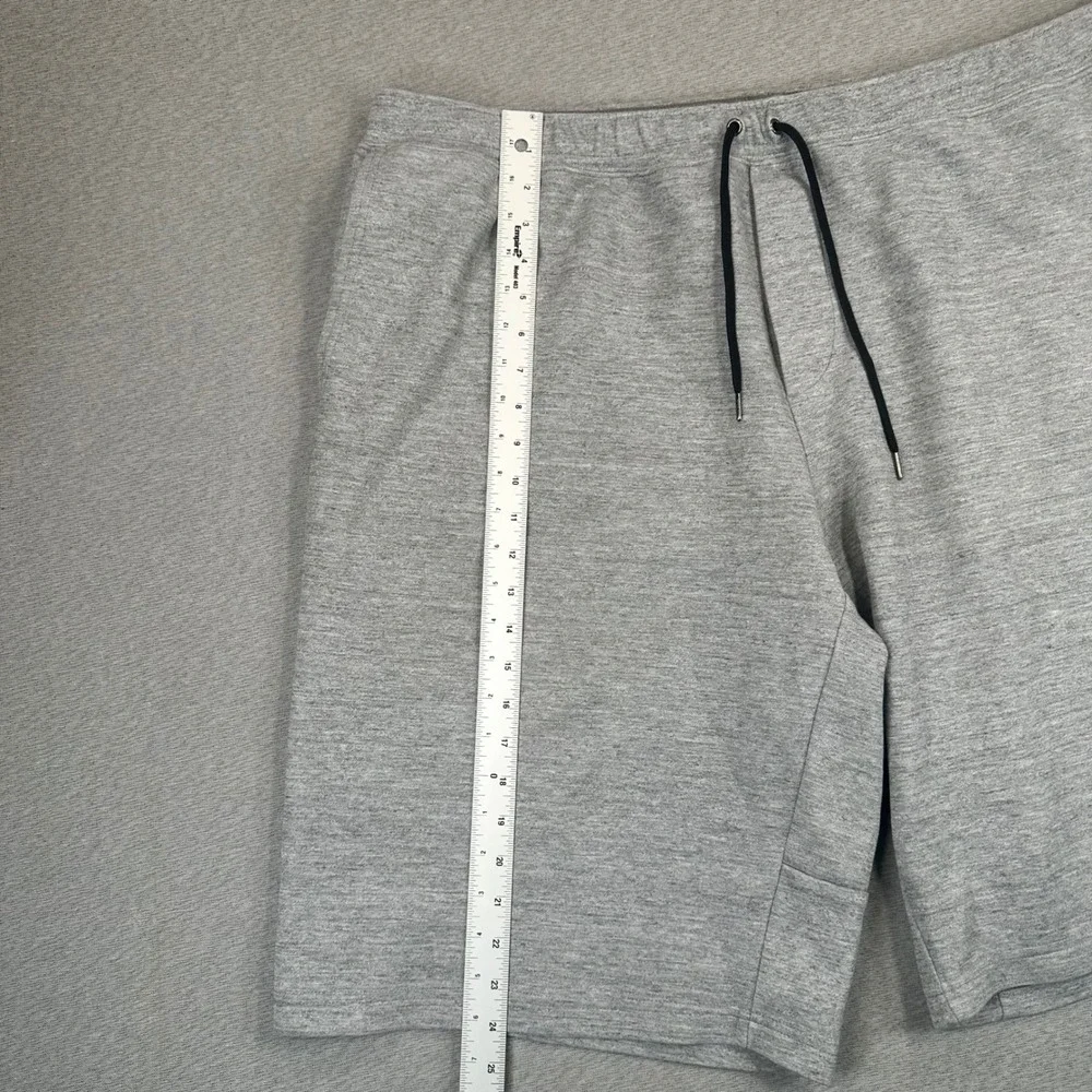 Polo Ralph Lauren Fleece Shorts Mens 3XLT Gray Knit Athletic Shorts Drawstring